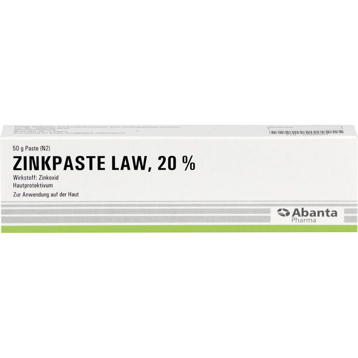 Abanta Pharma Zinkpaste LAW, 20 %, 50 g Cream