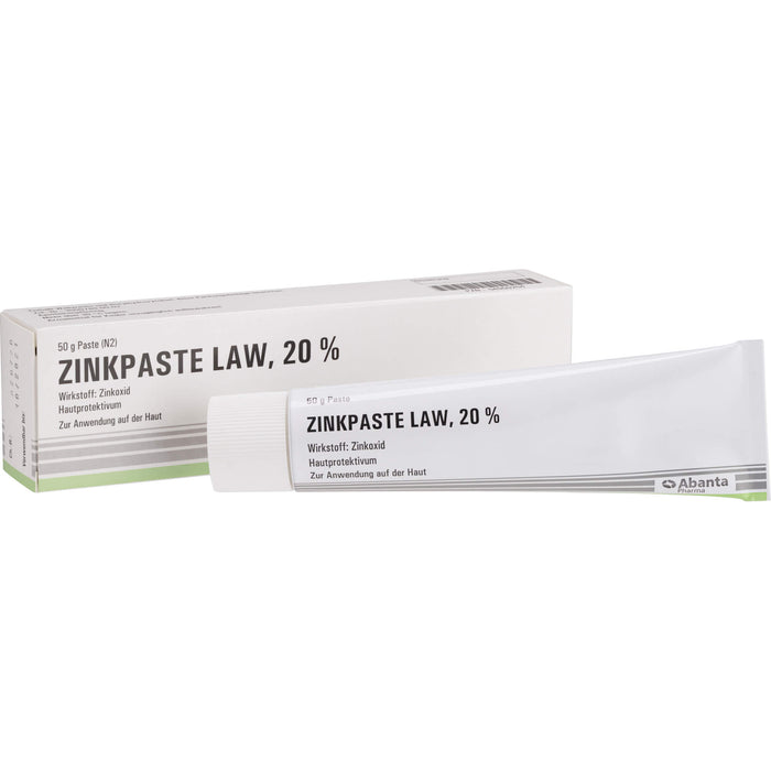 Abanta Pharma Zinkpaste LAW, 20 %, 50 g Crème
