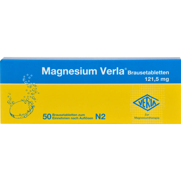 Magnesium Verla 121,5 mg Brausetabletten, 50 pc Tablettes