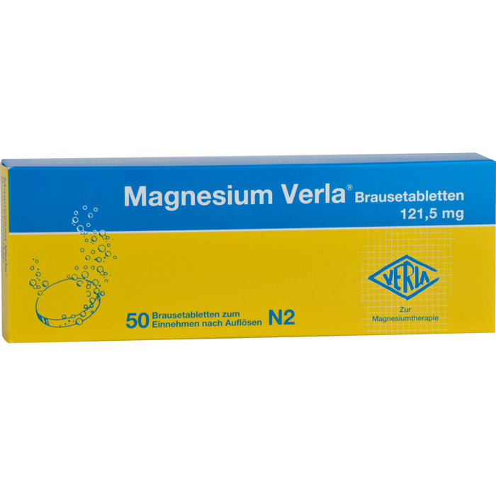 Magnesium Verla 121,5 mg Brausetabletten, 50 pc Tablettes