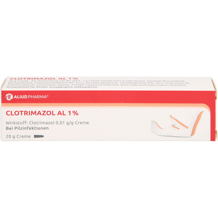 Clotrimazol AL 1 % Creme bei Pilzinfektionen, 20 g Cream