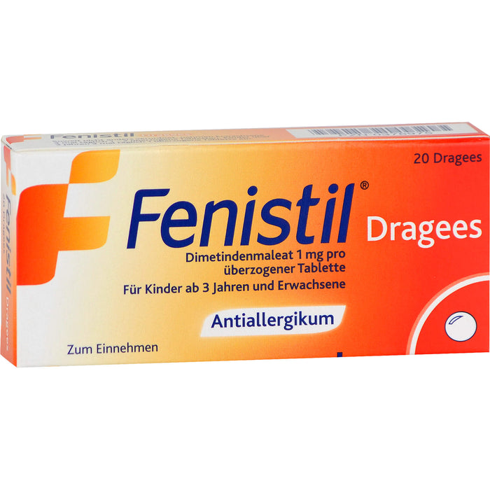 Fenistil kohlpharma Dragees bei Allergien, 20 St. Tabletten