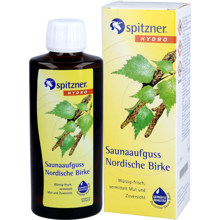 spitzner Hydro Saunaaufguss Nordische Birke, 190 ml Concentrate