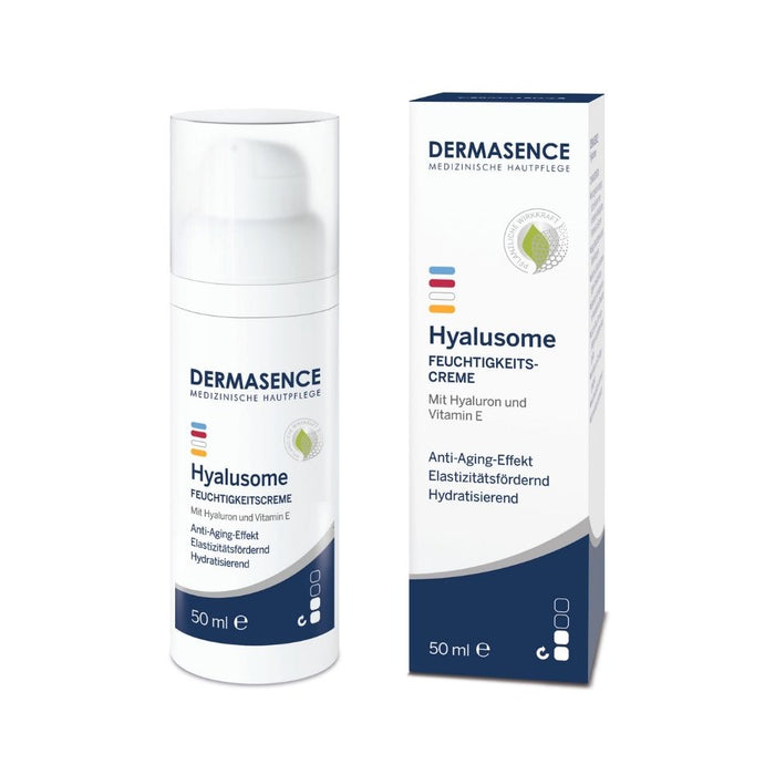 DERMASENCE Hyalusome Feuchtigkeitscreme Anti-Aging Effekt, elastizitätsfördernd und hydratisierend, 50 ml Creme