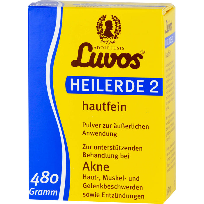Luvos Heilerde 2 hautfein Pulver bei Akne, 480 g Poudre