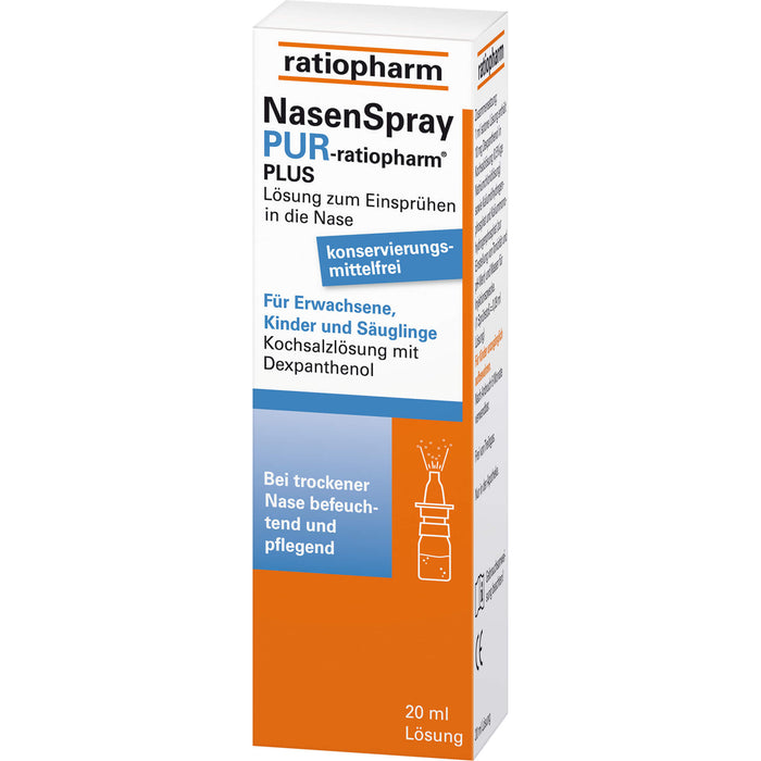 Nasenspray PUR-ratiopharm PLUS, 20 ml Solution
