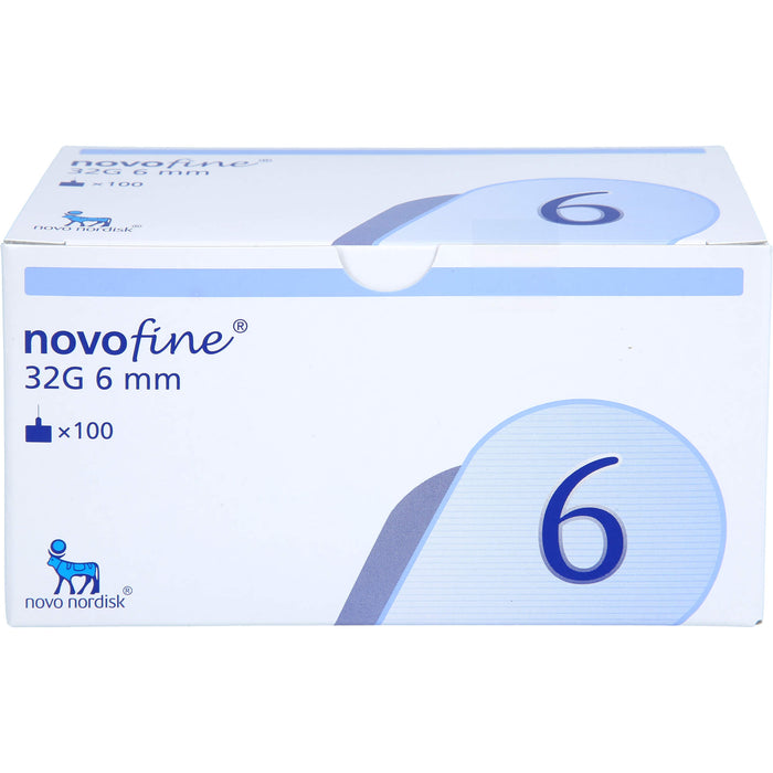 NovoFine 6 mm 32G Tip etw Injektionsnadeln, 100 pcs. Cannulas