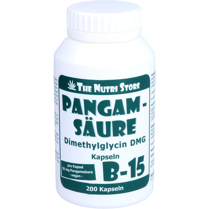 The Nutri Store Pangamsäure B-15 50 mg Kapseln, 200 pc Capsules