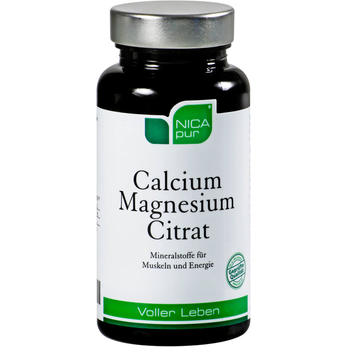 NICApur Calcium Magnesium Citrat Kapseln, 60 St. Kapseln