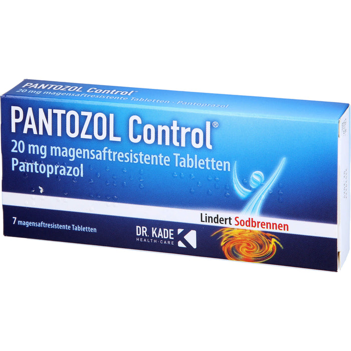 PANTOZOL Control 20 mg magensaftresistente Tabletten, 7 pc Tablettes