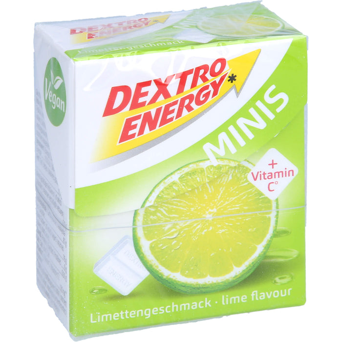 DEXTRO ENERGY minis Limette Täfelchen, 50 g Comprimés