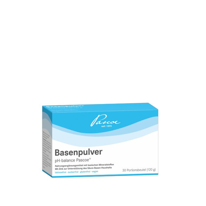 Pascoe Basenpulver pH-balance zur Unterstützung des Säure-Basen Haushalts, 30 pcs. Sachets