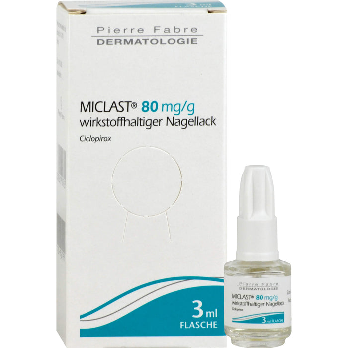 MICLAST 80 mg/g wirkstoffhaltiger Nagellack Reimport EurimPharm, 3 ml Solution