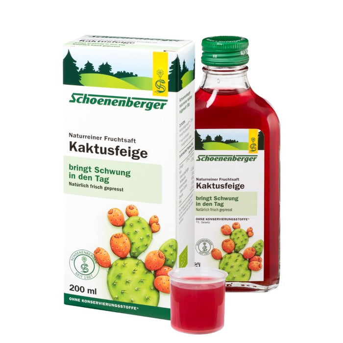 Schoenenberger Naturreiner Fruchtsaft Kaktusfeige, 200 ml Solution
