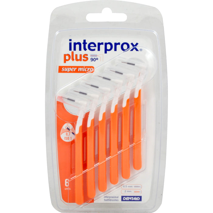 interprox plus super micro orange Interdentalbürst, 5 pcs. Interdental brushes