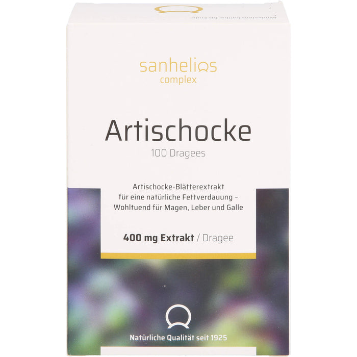 Sanhelios Artischocke Dragees, 100 pc Tablettes