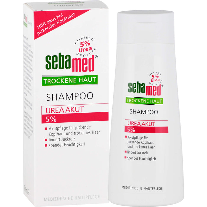 sebamed Trockene Haut 5% Urea Akut Shampoo, 200 ml Shampoo