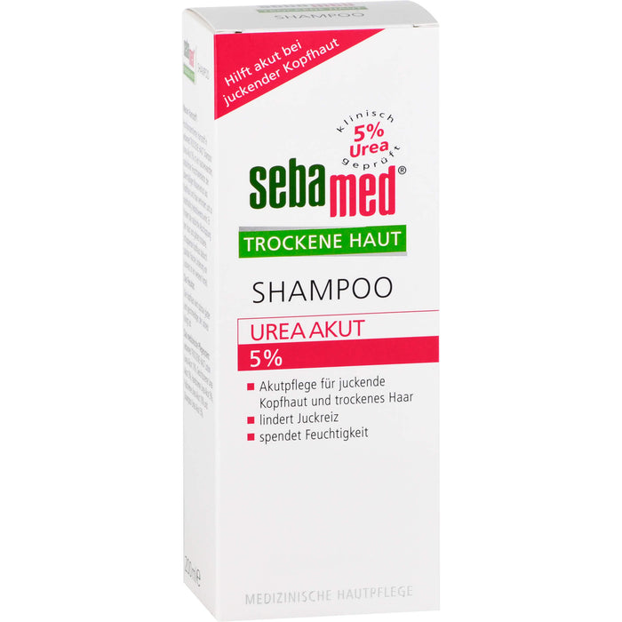 sebamed Trockene Haut 5% Urea Akut Shampoo, 200 ml Shampoo