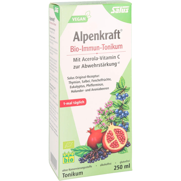 Salus Alpenkraft Bio-Immun-Tonikum zur Abwehrstärkung, 250 ml Solution