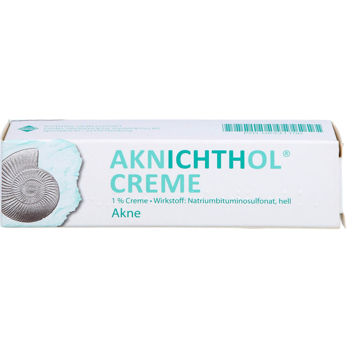 Aknichthol Creme 1% bei Akne, hautgetönt, 25 g Cream
