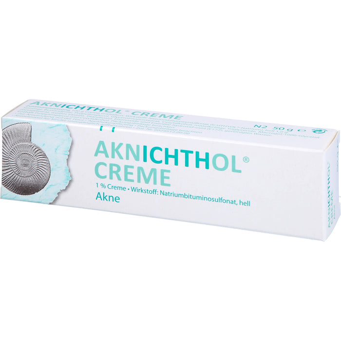 Aknichthol Creme 1% Creme, 50 g Crème