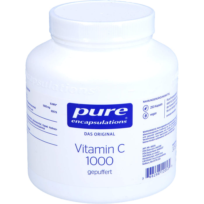 pure encapsulations Vitamin C 1000 Kapseln, 250 pcs. Capsules