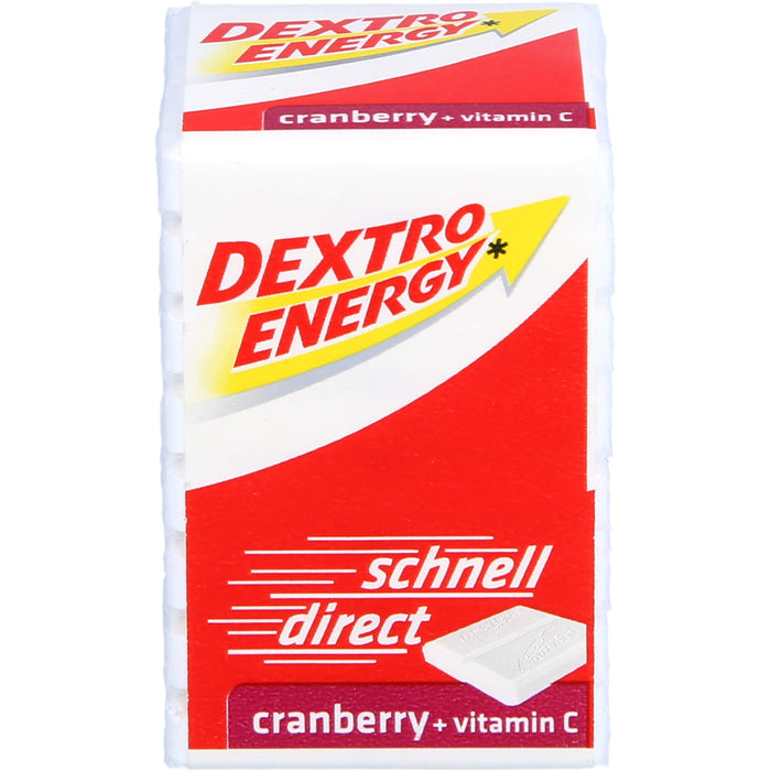 DEXTRO ENERGY Cranberry + Vitamin C Dextrosetäfelchen, 46 g Tablets