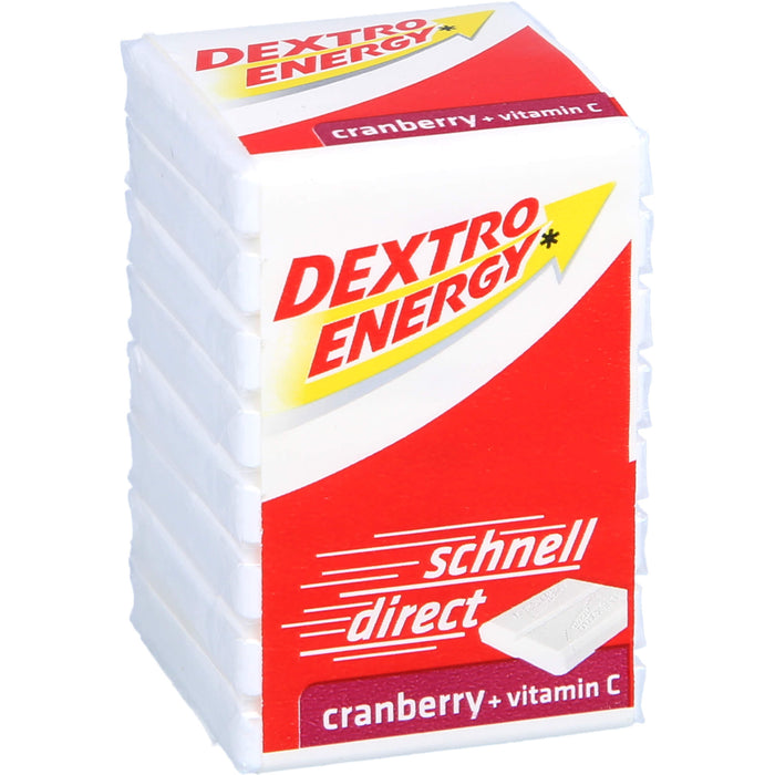 DEXTRO ENERGY Cranberry + Vitamin C Dextrosetäfelchen, 46 g Tablets