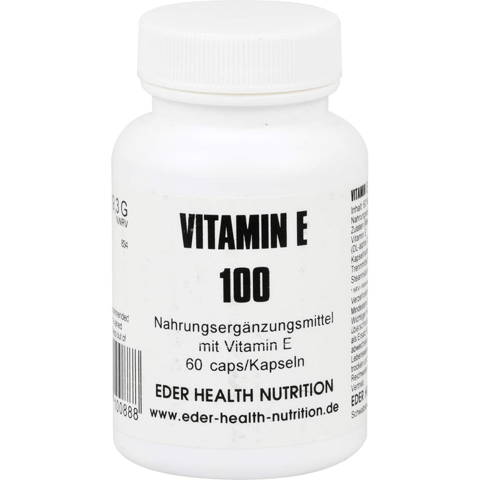 EHN Vitamin E 100 Kapseln, 60 pcs. Capsules