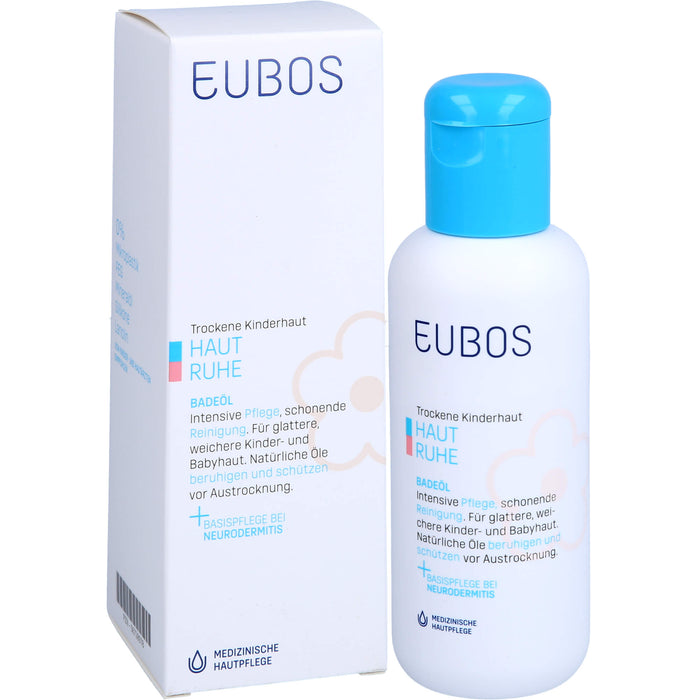 EUBOS Kinder Haut Ruhe Badeöl, 125 ml Huile