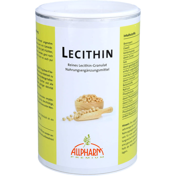 ALLPHARM Lecithin Granulat, 400 g Poudre
