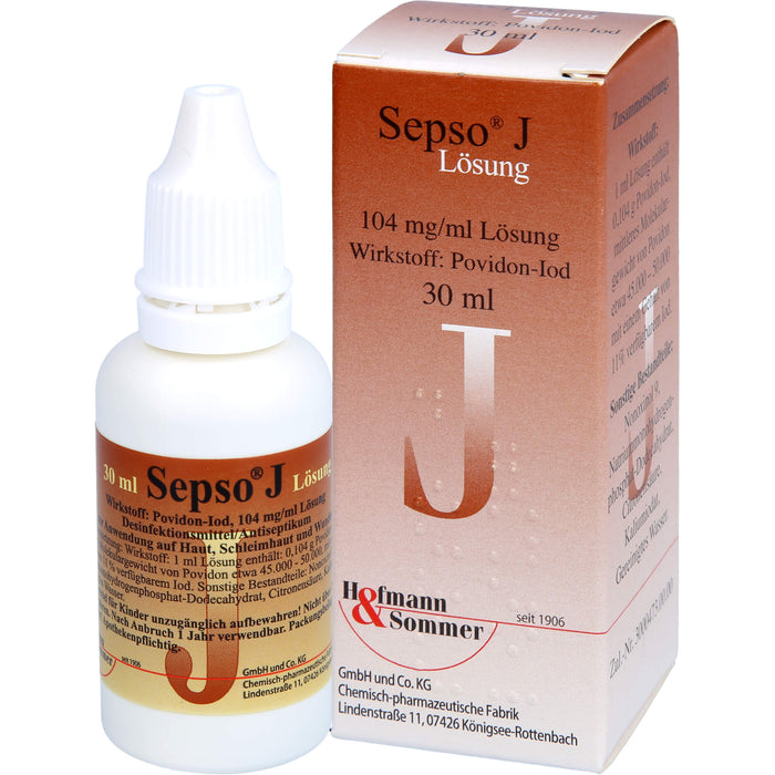 Hofmann & Sommer Sepso J Lösung Antiseptikum, 30 ml Solution