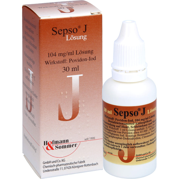 Hofmann & Sommer Sepso J Lösung Antiseptikum, 30 ml Solution