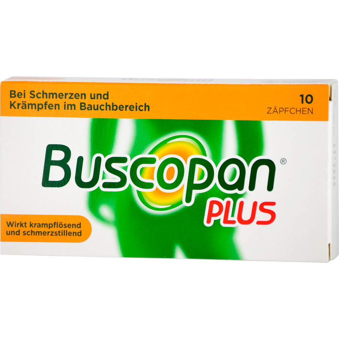 Buscopan plus Zäpfchen Reimport Pharma Gerke, 10 pc Suppositoires