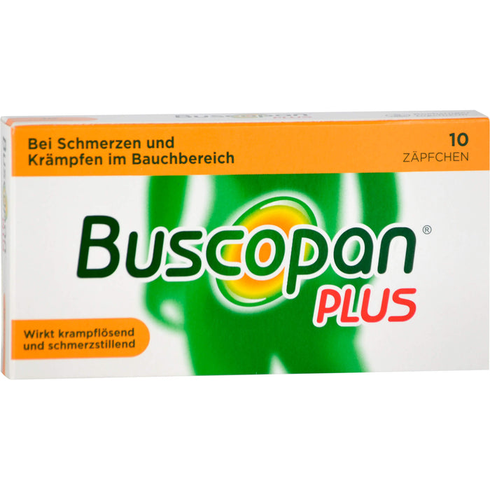 Buscopan plus Zäpfchen Reimport Pharma Gerke, 10 pc Suppositoires