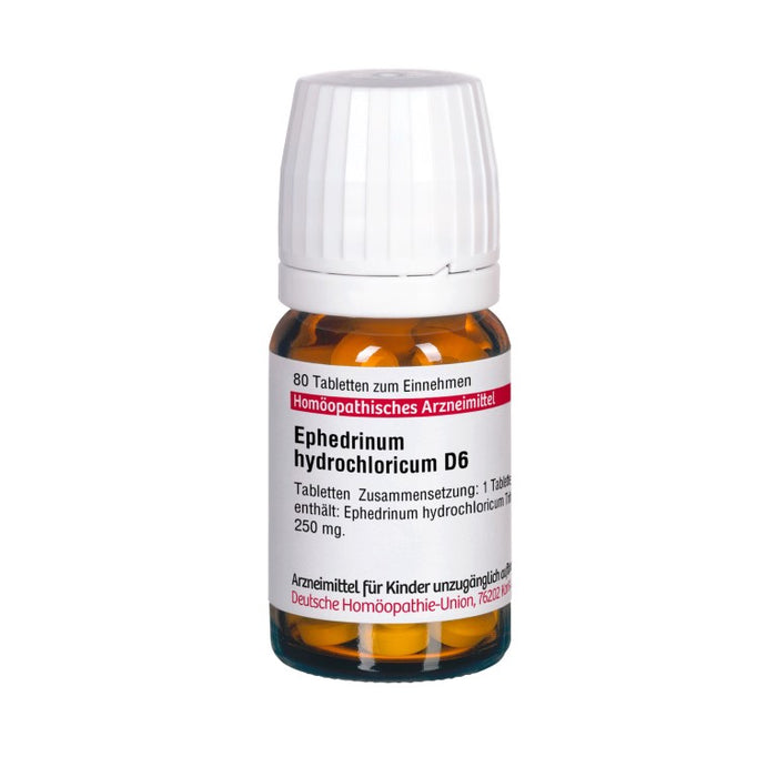 DHU Ephedrinum hydrochloricum D 6 Tabletten, 80 pcs. Tablets