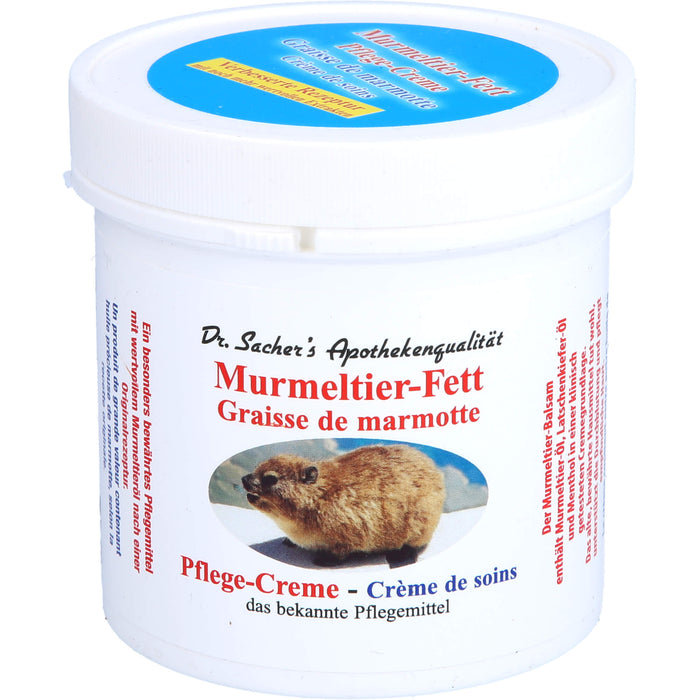 Dr. Sacher's Murmeltier-Fett Pflege-Creme, 250 ml Crème