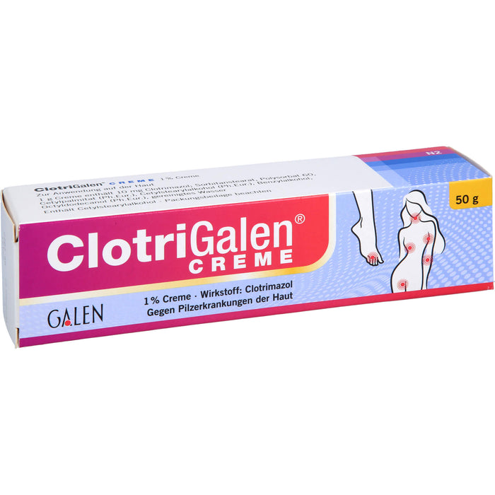 Clotrigalen Creme zur Behandlung von Pilzinfektionen der Haut, 50 g Cream