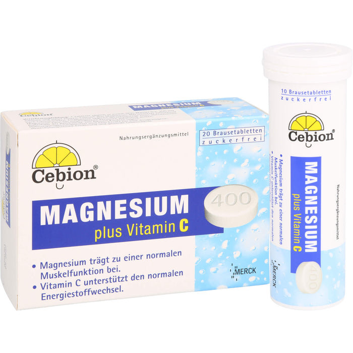 Cebion Magnesium plus Vitamin C Brausetabletten, 20 pcs. Tablets