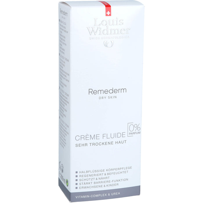 Widmer Remederm Creme Fluide unparfümiert für sehr trockene Haut, 200 ml Cream