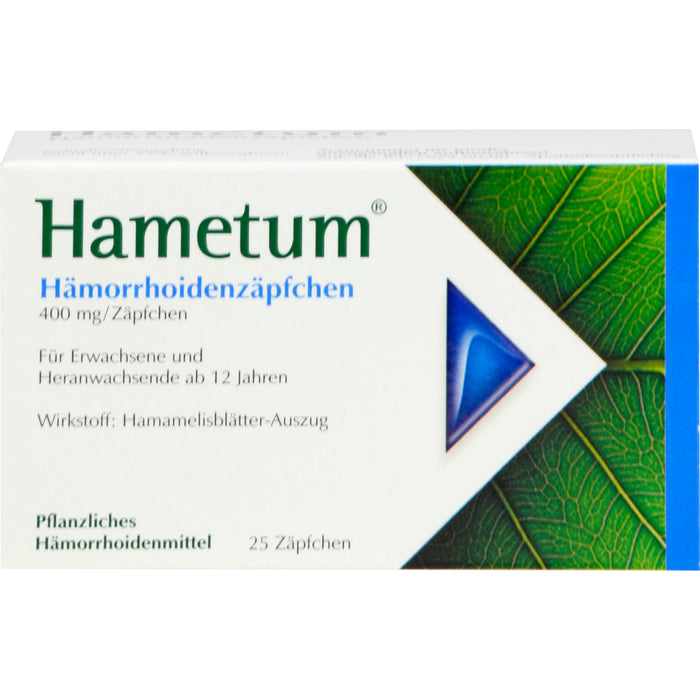 Hametum Hämorrhoidenzäpfchen, 25 pcs. Suppositories