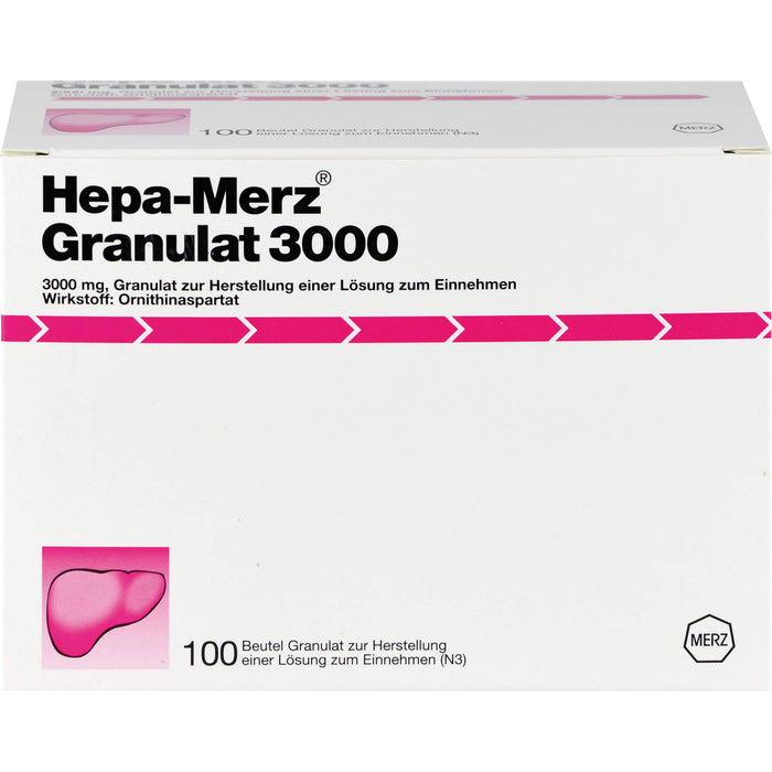 Hepa-Merz Granulat 3000 Lebertherapeutikum, 100 pc Sachets