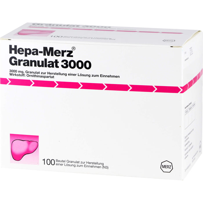 Hepa-Merz Granulat 3000 Lebertherapeutikum, 100 pcs. Sachets