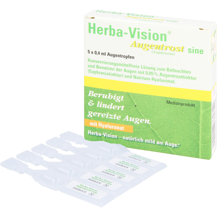 Herba-Vision® Augentrost sine (Euphrasia), 5 St. Ampullen