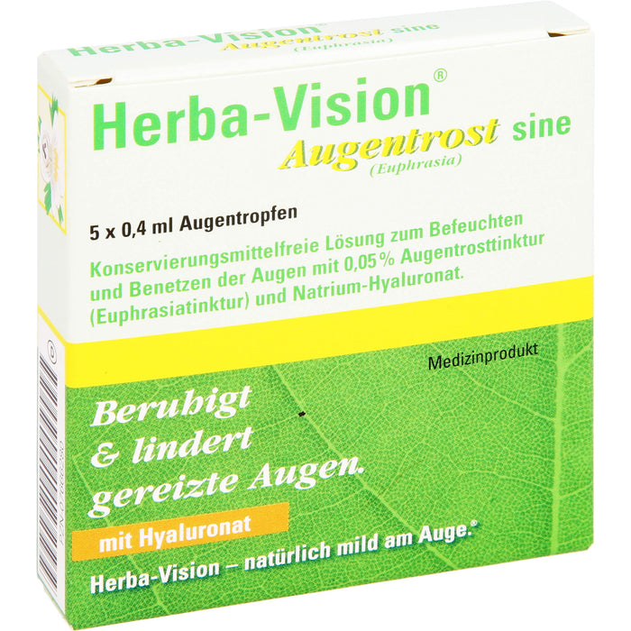 Herba-Vision® Augentrost sine (Euphrasia), 5 St. Ampullen