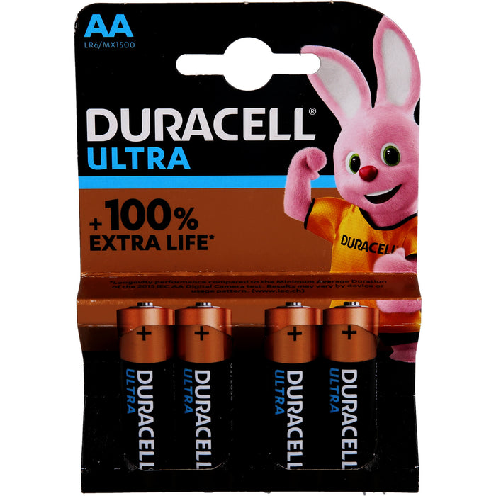 Batterie Mignon LR6 AA MX1500 DURACELL ULTRA, 4 St