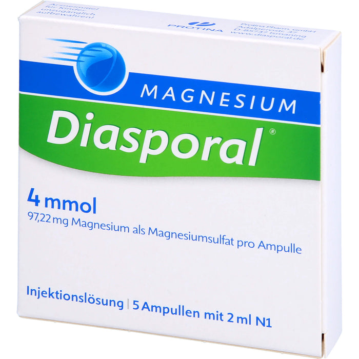Magnesium-Diasporal Injektionslösung, 5 pc Ampoules
