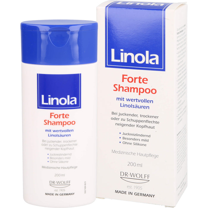 Linola Shampoo forte, 200 ml Shampoing