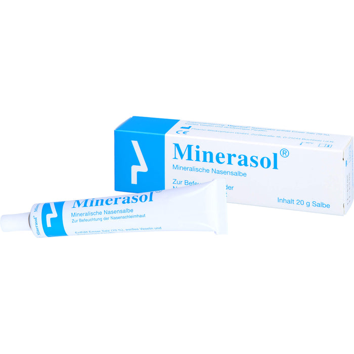 Minerasol mineralische Nasensalbe zur Befeuchtung der Nasenschleimhaut, 20 g Onguent