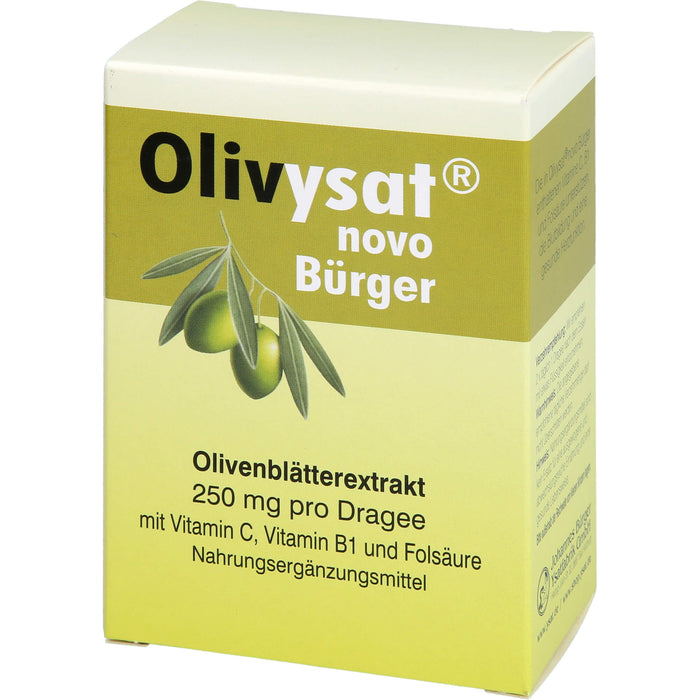 Olivysat novo Bürger Olivenblätterextrakt 250 mg Dragees, 90 pcs. Tablets